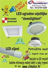 NOVO u našoj ponudi - LED ugradne svjetiljke 